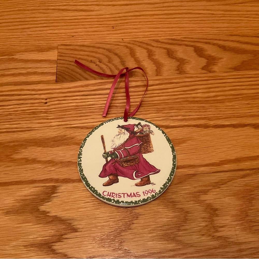 Father Christmas 1996 Limited Edition Miniature Ornament by The Workshops